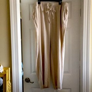 Old Navy Natural Linen / Rayon High Waist Pants, Size 3X